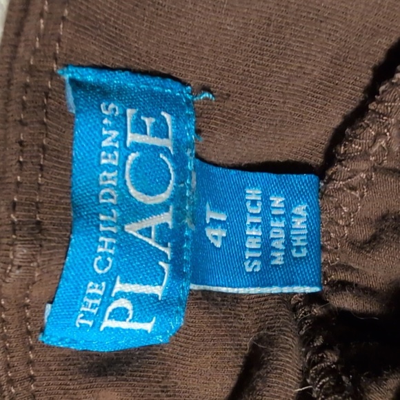 Y2K The Children's Place Brown and Pink Floral Groovy Print Girls Dress 4T - Picture 2 of 8